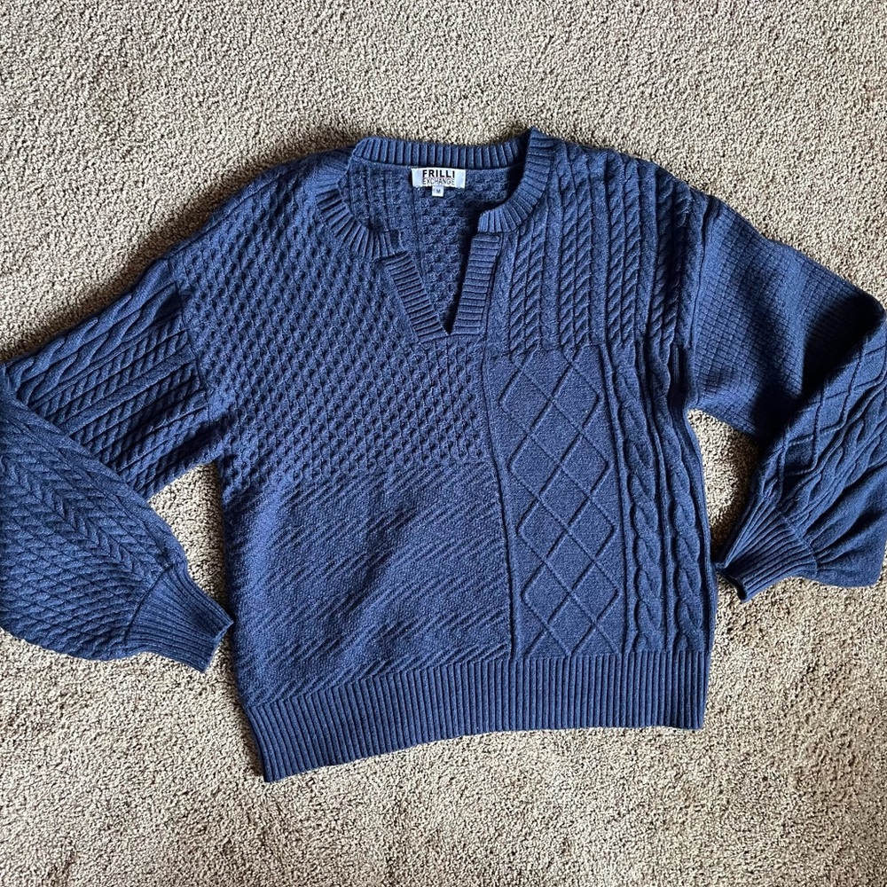 Frilli Exchange Knit chunky Sweater size M
